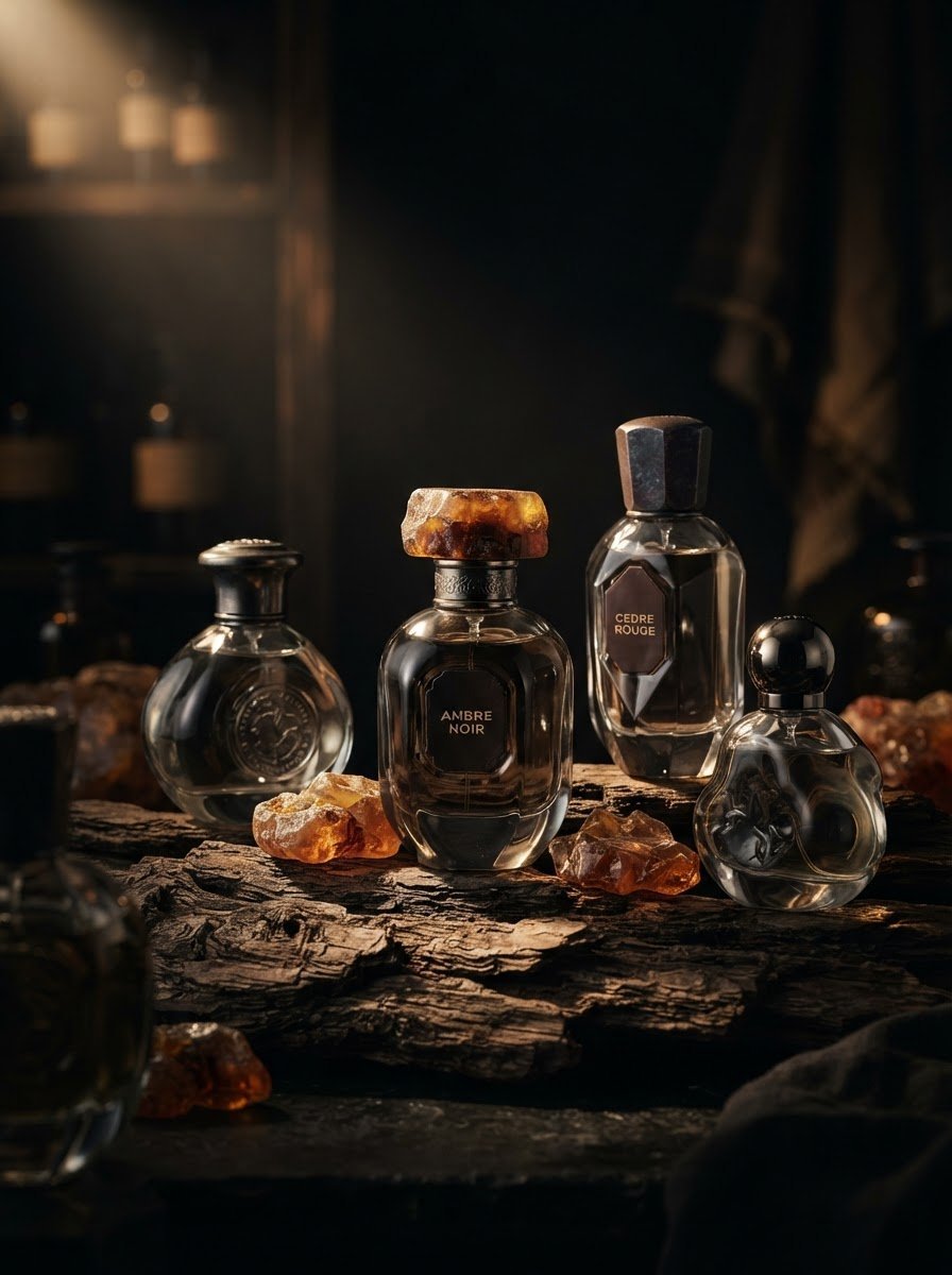 Aria, Scent Couturier's virtual stylist, with a fragrance bottle